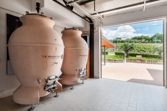 La cantina dell'azienda agricola Le Masciare